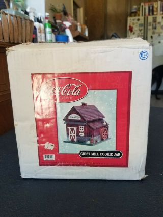 Coca - Cola Grist Mill Cookie Jar