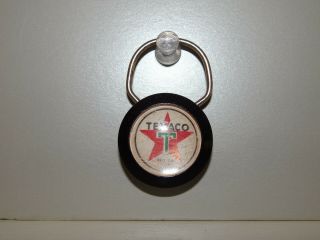 Vintage Texaco Key Chain Ring Sample