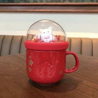 China 2019 Starbucks Chinese Year Golden Pig Colorful 14oz Mug 2