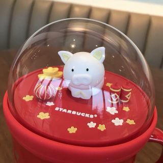 China 2019 Starbucks Chinese Year Golden Pig Colorful 14oz Mug 3