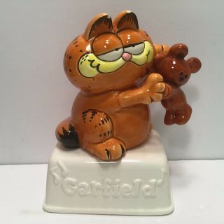Vintage 1980’s Enesco Garfield & Pooky Music Box