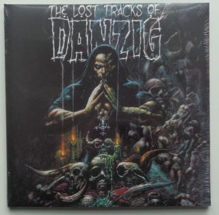 Kr2 Danzig The Lost Tracks Of Danzig Pale Blue Black Splatter 2lp 500 Made