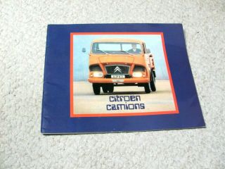 1967 Citroen Trucks (fr) Prestige Sales Brochure.