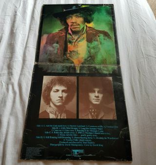 Jimi Hendrix Electric Ladyland 1st Uk Track Lp Full Blue Text