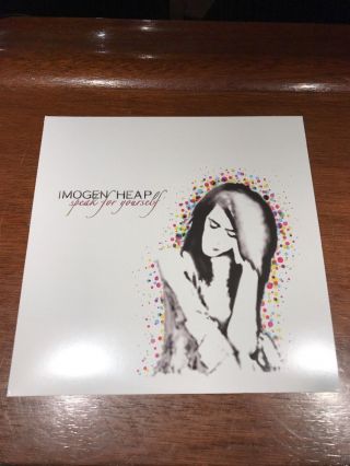 Imogen Heap - Speak For Yourself - Nm Clear Vinyl Lp Record W/ 7 " Insert