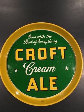 Croft Brewing Company Beer Tray Boston Mass.  - 12in