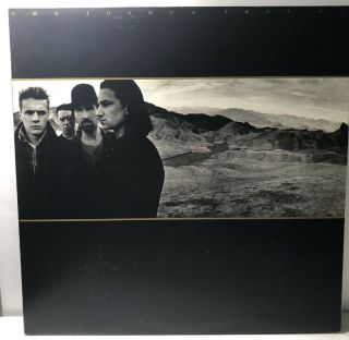 U2 " The Joshua Tree " 1987 Island Records 90581 - 1 Vinyl Gatefold With Lyric Sheet