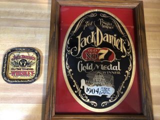 Jack Daniels 1904 St Louis Worlds Fair Expo Gold Medal Winner Framed Sign 4