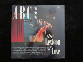 Abc,  The Lexicon Of Love Usa Old Stock Lp [look Of Love/tears/arrow]