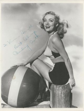 B - Movie Actress Audrey Totter Vintage Signed Photo - Postman Always Rings Twice