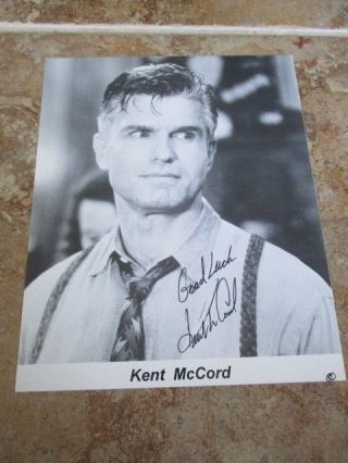Kent Mccord Authentic Signature B&w 8x10 Movie & Tv