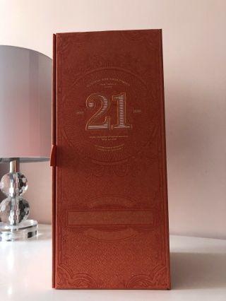 GLENFIDDICH 21 Years Single Malt Scotch Whisky Empty Bottle Box 2