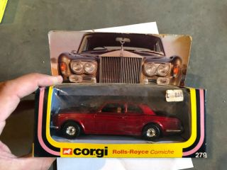 CORGI 279 ROLLS - ROYCE CORNICHE IN THE BOX CAR UK / GT BRITAIN 1:43 2