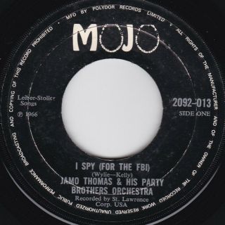 Northern Soul - - JAMO THOMAS - - I Spy For The FBI / Snake Hip Mama - - - 2