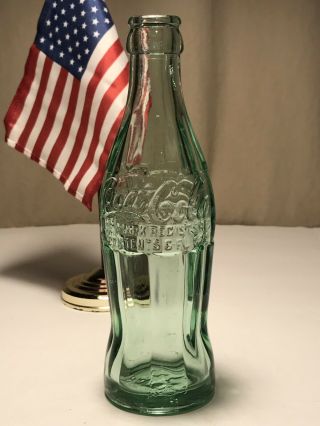 PATD DEC 25 1923 Coca - Cola Hobbleskirt Coke Bottle PARIS ILL Illinois 3