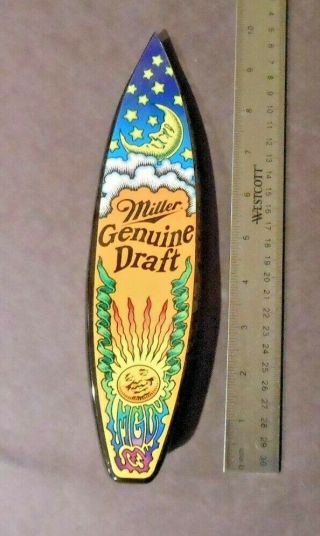 Miller Draft Beer Surf Board Tap Handle - Vintage
