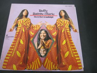 Vinyl Record Album Buffy Sainte Marie Fire & Fleet & Candlelight (163) 21