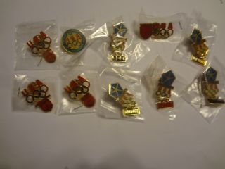 1994 Olympic Pins Mopar - Dodge - Chrysler - Plymouth - Complete Set Of