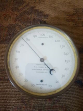 Antique F.  A.  Hardy Thermometer