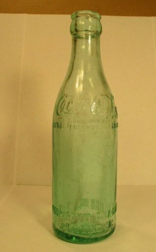 Vintage Rock Hill S.  C.  Straight Sided Coke / Coca Cola Bottle Root Made