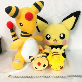 Pokemon Pichu Pikachu Plush Doll Mascot Stuffed Toy Japan Anime Manga Game Tk4