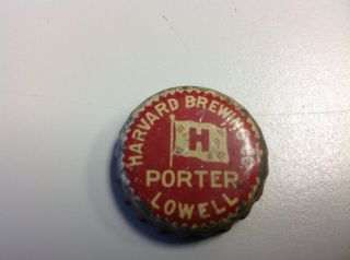 Vintage Harvard Brewing Co.  Porter Bottle Cap Lowell Cork Caps