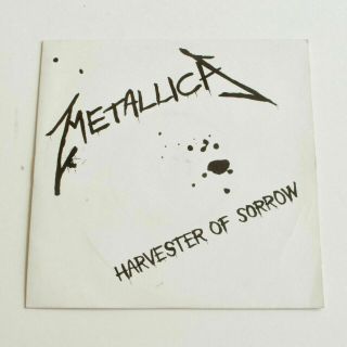 Metallica ‎– Harvester Of Sorrow 7  Promotional Single Uk 1988 Mega Rare