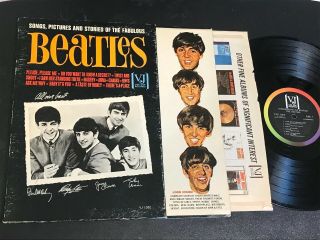 Ex The Beatles Songs,  Pictures And Stories Vj Lp Veejay Vjlp - 1062 Orig 3/4 Cover