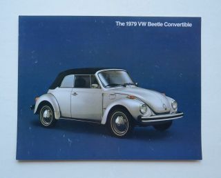 1979 Volkswagen Beetle Convertible Brochure