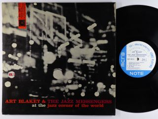 Art Blakey - Jazz Corner Of The World Vol.  1 Lp - Blue Note Mono Dg Rvg Ear W 63