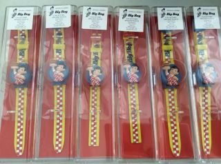 Of 6 Big Boy Collectible Watches,  1999,  Digital