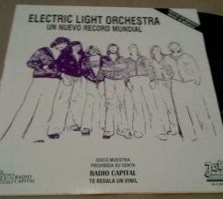 Electric Light Orchestra - A World Record - Lp Mexico Promo Radio Ps Epic
