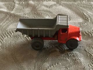 Matchbox Lesney 6a Quarry Truck Orange Body Grey Tray Metal Wheels No Box
