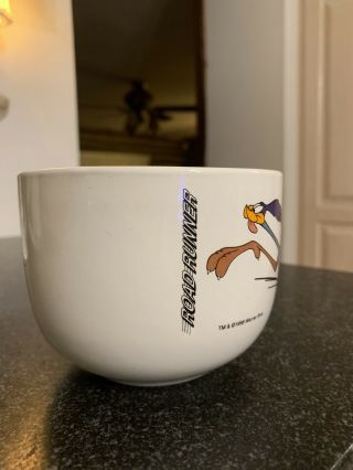 Vintage Road Runner Looney Tunes Warner Bros 1998 Soup Bowl/Soup Mug Salton 2