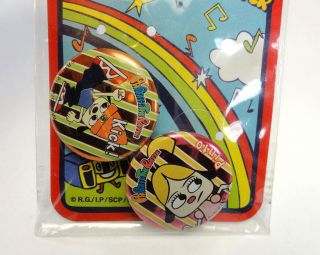 PARAPPA THE RAPPER CAN BADGES SONY JAPAN 2