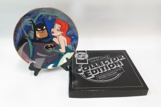1994 Warner Bros Dc Batman Animated Collectors Plate - A Touch Of Poison Ivy
