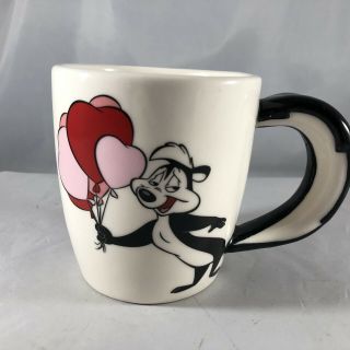 Hallmark Looney Tunes Pepe Le Pew Talking Heart Love Ceramic Coffee Tea Mug Cup