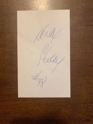 Henry Stuckey - Dolphins Football - Authentic Autograph Signed Index - B1801