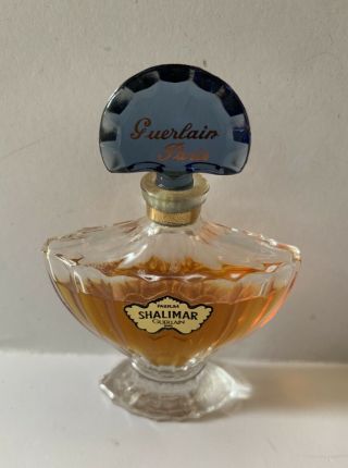 Vintage Shalimar Guerlain Paris Perfume 1/2oz.