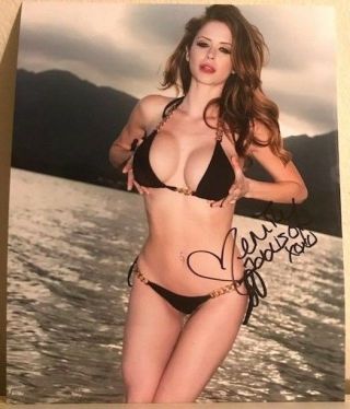 Emily Addison Porn Star - Adult Model Signed Autographed 8x10 Photo,  Proof Sexy