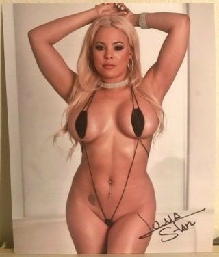 Luna Star Hot Porn Star Signed Autographed Busty 8x10 Photo Sexy Adult Model