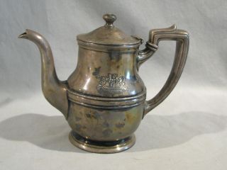 Gorham Silver Soldered Teapot From The William Taylor Hotel - San Francisco
