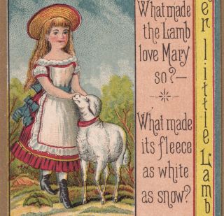 Mary Had A Little Lamb 1800 