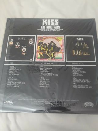 KISS The Originals German Custom Mock Up Vinyl Lp Complete With All Inserts Rare 2