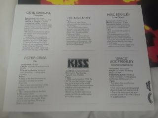 KISS The Originals German Custom Mock Up Vinyl Lp Complete With All Inserts Rare 5