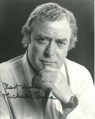 Michael Caine Vintage Hand Signed Autographed Photo