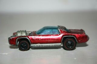 Vintage Mattel 1969 Hot Wheels Redlines Red Sugar Caddy Diecast Toy Car
