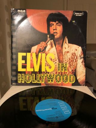 Elvis - In Hollywood - Dpl2 - 0168 - 1976 - Vg,  W/ Photo Album Rca