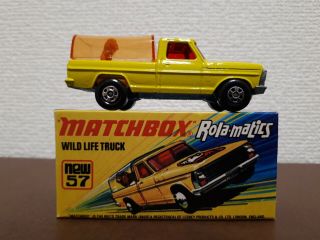 Matchbox Rolamatics Superfast Lesney - Series 57 - Wild Life Truck 2