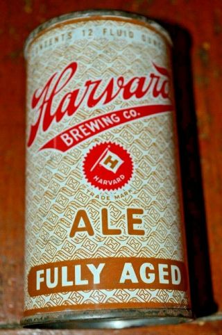 Harvard Ale Flat Top Beer Can